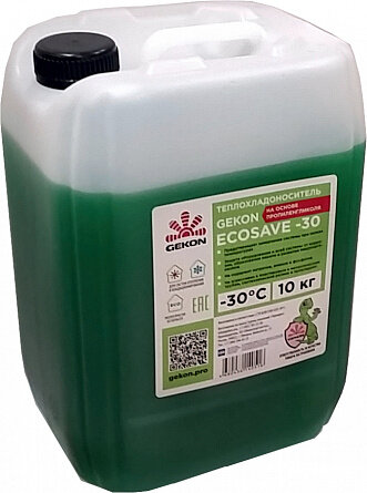 Теплохладоноситель Gekon ECOSAVE-30 10 кг.