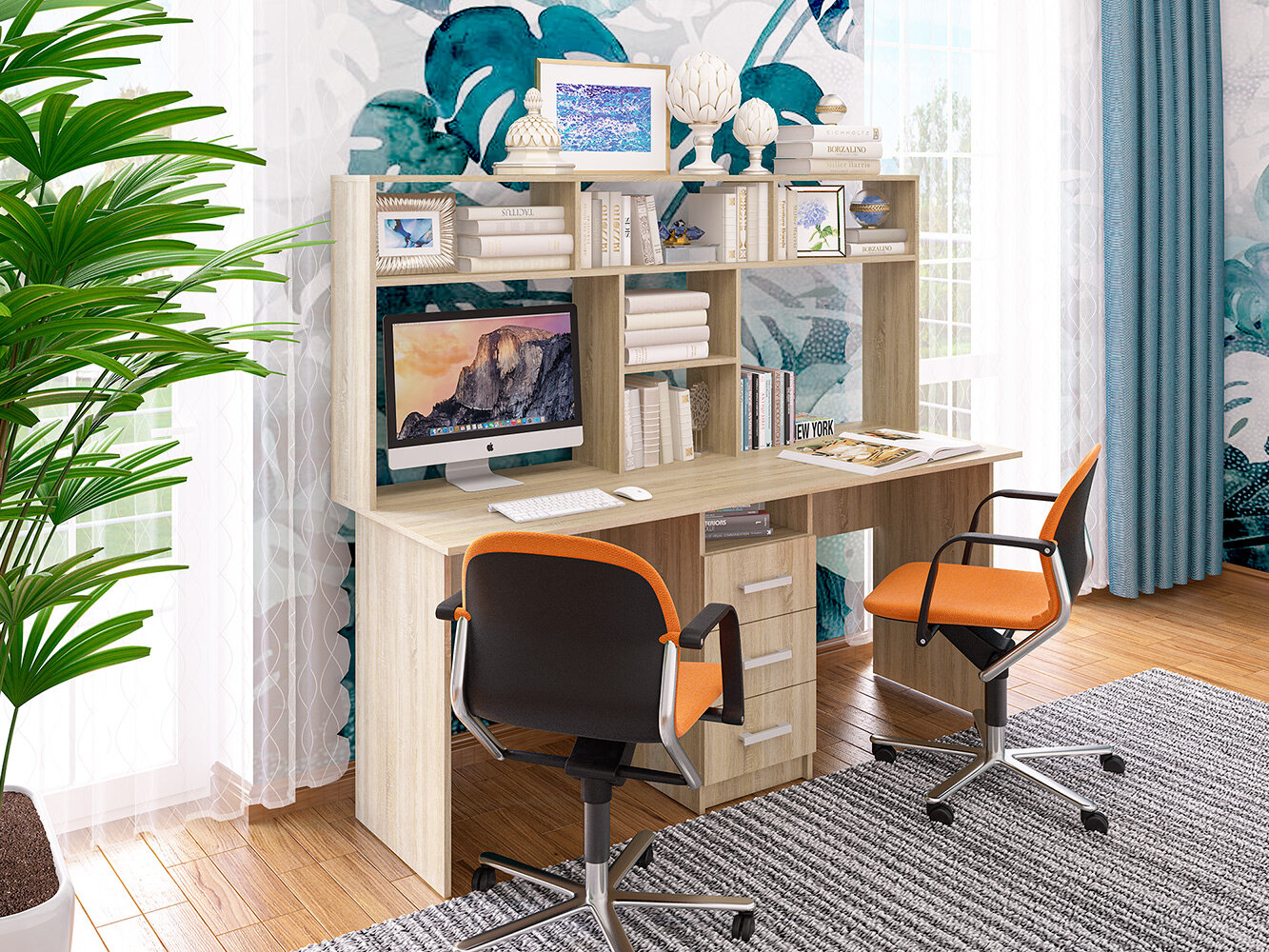 фото Стол компьютерный СК-58 Сонома