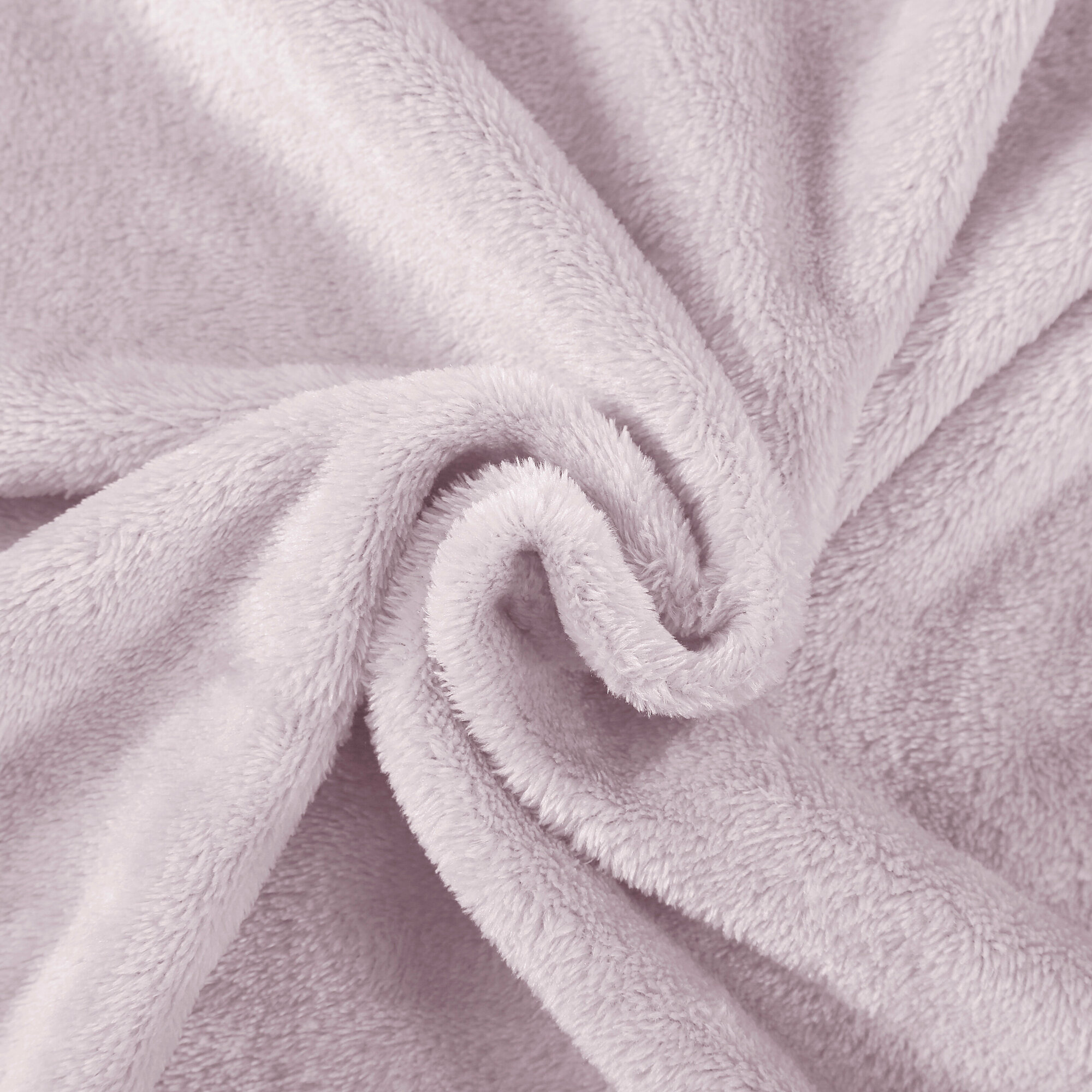 Плед 180x200 2-спальный Cleo VIRGINIA велсофт пушистый нежно-розовый