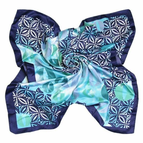 фото Платок roby foulards,90х90 см, синий