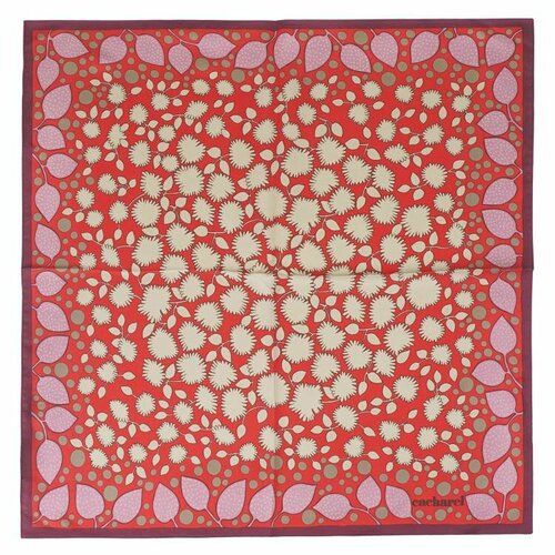 Платок Cacharel,53х53 см, бежевый платок cacharel натуральный шелк 53х53 см розовый