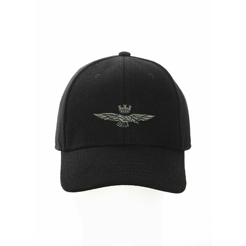 Бейсболка Aeronautica Militare, демисезон/зима, шерсть, размер OneSize, черный