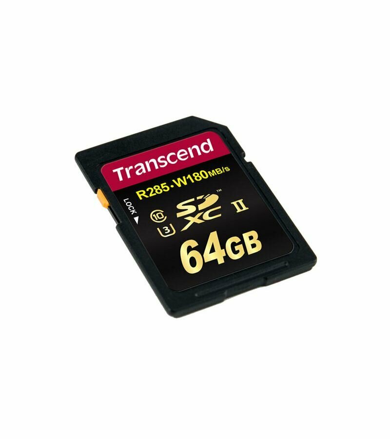 Карта памяти 64GB Transcend SDXC UHS-II Class U3 V90, чтение: 285Мб/с, запись: 180Мб/с - фото №6