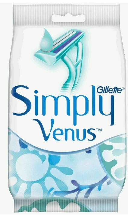 Станок бритвенный №4 Gillette Simply Venus 2 - фото №19