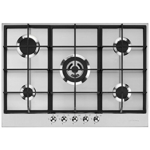 Газовая варочная панель 725 см нержавеющая сталь Smeg PX375 8799000₽