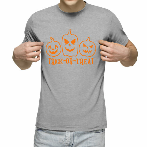 Футболка Us Basic, размер 2XL, серый printio футболка wearcraft premium trick or treat