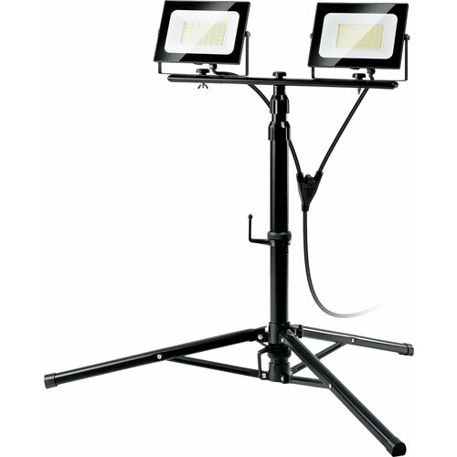 ЗУБР ПСК 50х2 2х50Вт, 6500К IP65, 1.6м Светодиодные прожекторы на штативе Профессионал (57145-2-50)