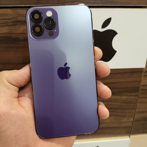 Корпус для iPhone X в стиле iPhone 14Pro (цвет: Purple - Фиолетовый)