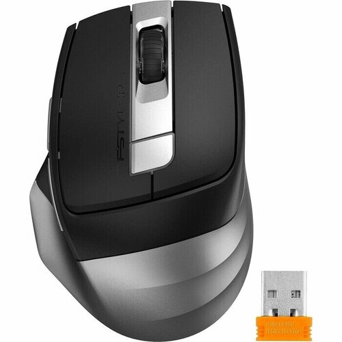 Мышь A4Tech Fstyler FB35C серыйчерный оптическая 2400dpi беспроводная BTRadio USB 6but FB35C SMOKY GREY 287700₽
