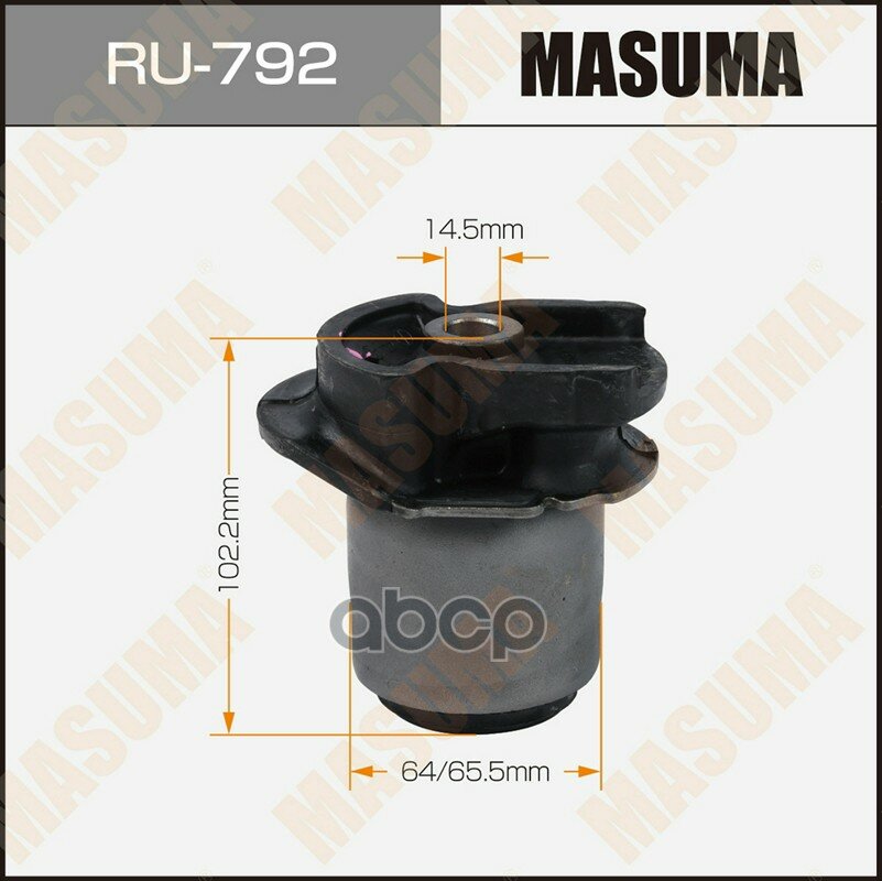 Сайлентблок "Masuma" Ru-792 / Alphard, Estima / Anh15w, Acr40w / Rear / 48725-28050,48725-44050,48725-44051,48725-58010 Masuma арт. RU-792