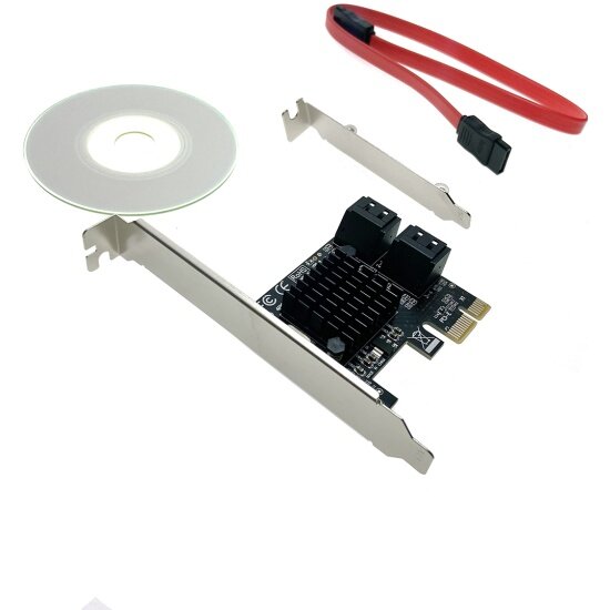 Адаптер PCI-E Espada PCIe4SATA3ASM