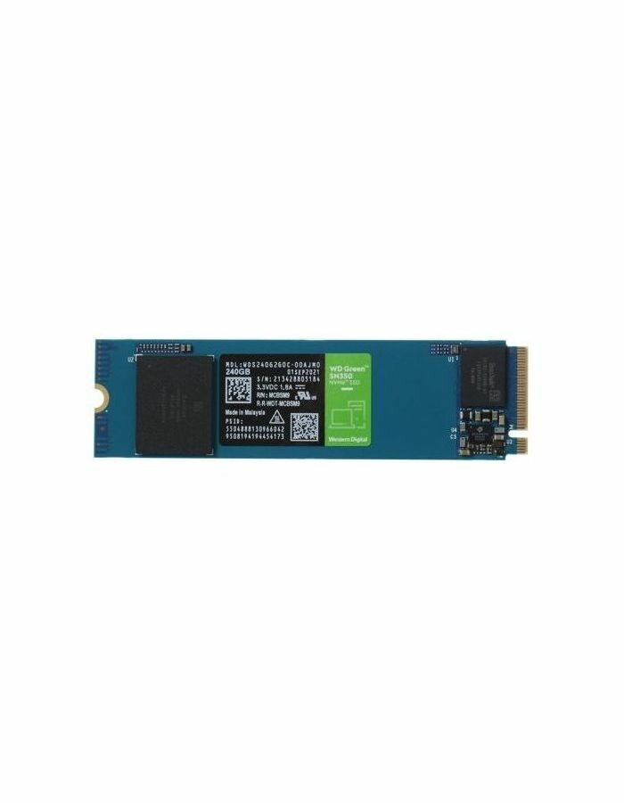 Накопитель SSD WD Original PCI-E x4 240Gb (WDS240G2G0C)