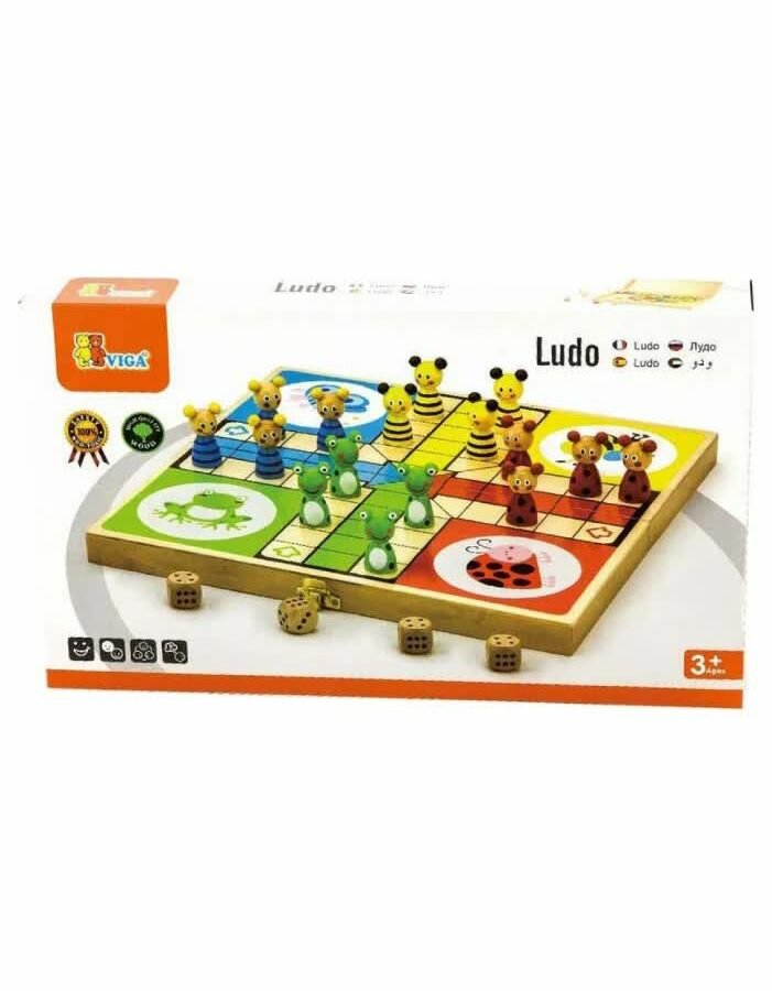 Настольная игра Viga Toys Лудо (50064) - фото №3