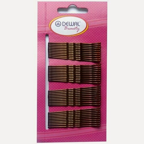 Изображение товара Заколки-невидимки Dewal Beauty бронза, 40 шт