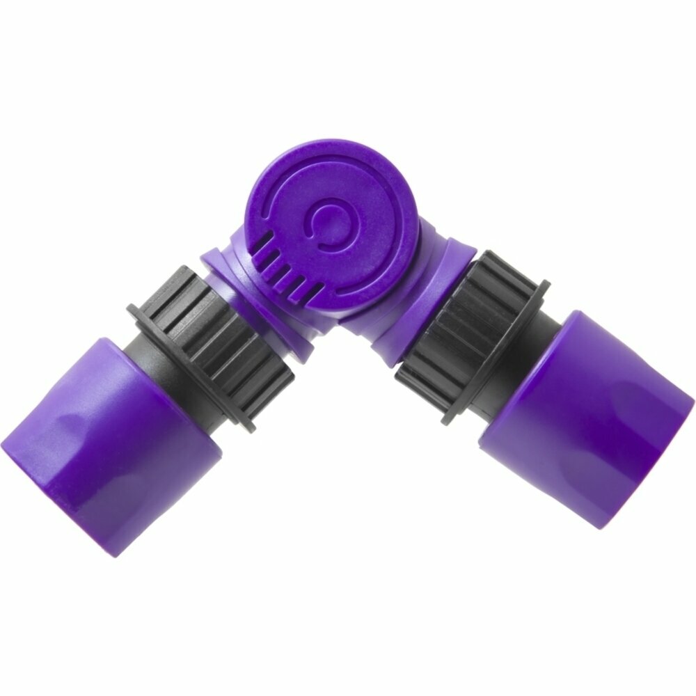 Соединитель шарнирный под штуцеры садовых шлангов, ABS пластик — фото 1