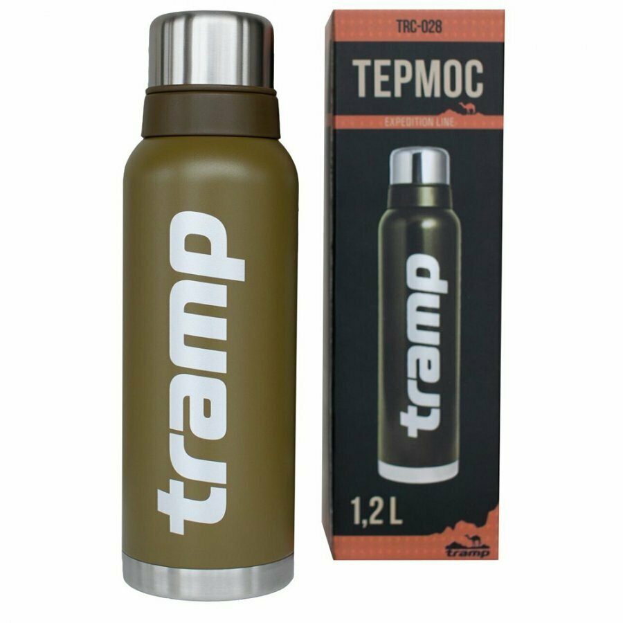 Классический термос Tramp Expedition line, 1.2 л, оливковый - фотография № 13