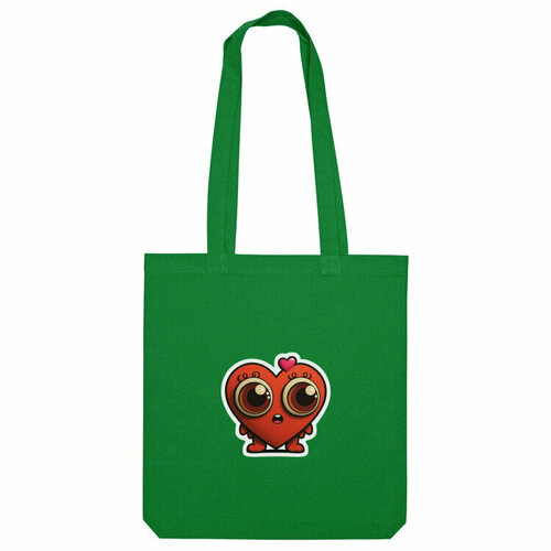 фото Сумка шоппер us basic, зеленый