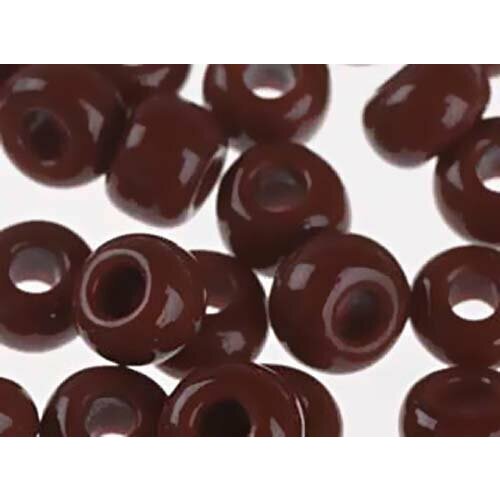 Бисер Preciosa 93300 Непрозрачный бордово-коричневый 100 23 мм 5 г цена за 2 уп 328₽