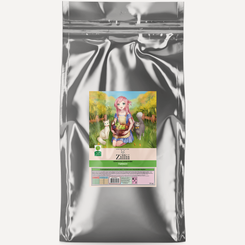 Изображение товара Корм сухой Zillii Sensitive Digestion Cat для взрослых кошек с чувствительным пищеварением Индейка, 10 кг