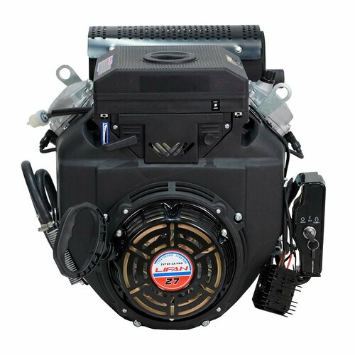 Двигатель Lifan LF2V78F-2A PRO(4500), 27 л. с. D25 20А (27л. с, 688куб. см, вал 25мм, ручной и электрический старт, катушка 20А) электрический масляный насос сифон переносной насос для жидкости ручной насос с питанием от батарейки водный газовый бензиновый топли