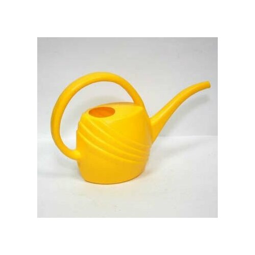 Лейка Альтернатива 1,4л цвет желтый, для комнатных растений, для полива, удобная ручка, длинный носик, качественный пластик, М140