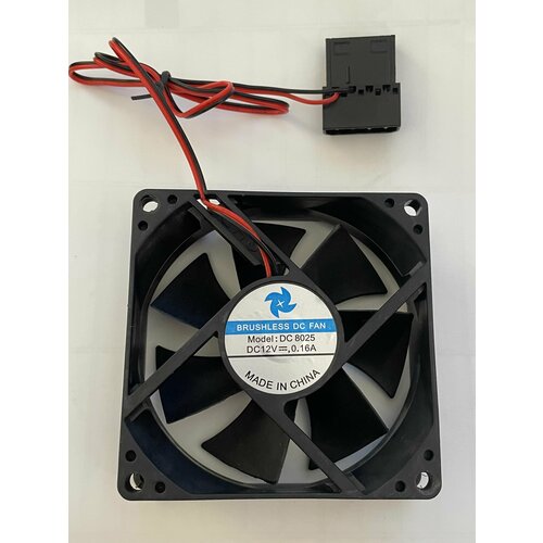 Вентилятор для компьютера Brushless DC Fan 80 molex 400₽