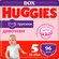 Huggies подгузники трусики для девочек 5 (12-17 кг), 96 шт.