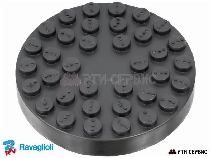 Насадка/накладка резиновая защитная на лапу двухстоечного подъемника "Ravaglioli" max