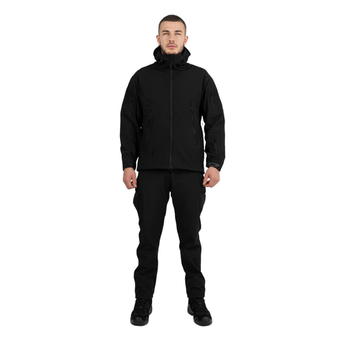 Костюм тактический Softshell черный L