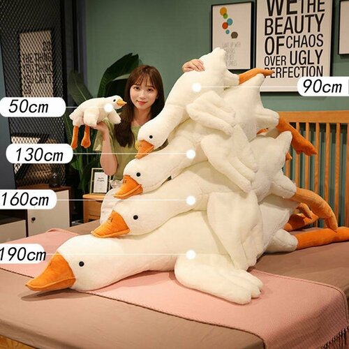 Мягкая игрушка Гусь белый,70 см