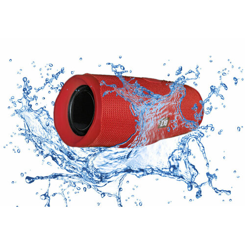 Блютуз колонка Charge Audio 4 портативная колонка Музыкальная колонка с блютуз и радио Bluetooth 50 Колонка портативная Беспроводная акустика колонка для телефона и компьютера музыкальная колонка с микрофоном Красный цвет 159000₽