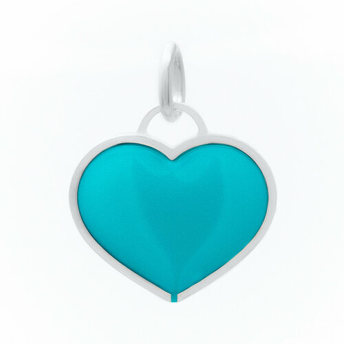 Платежный шарм Сердце Artpayments с функцией Tinkoff Pay цвет бирюзовый платежный nfc серебряный брелок для удобной оплаты 620000₽