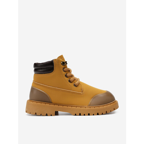 Ботинки Jong Golf, зимние, на молнии, нескользящая подошва, высокие, размер 31, горчичный