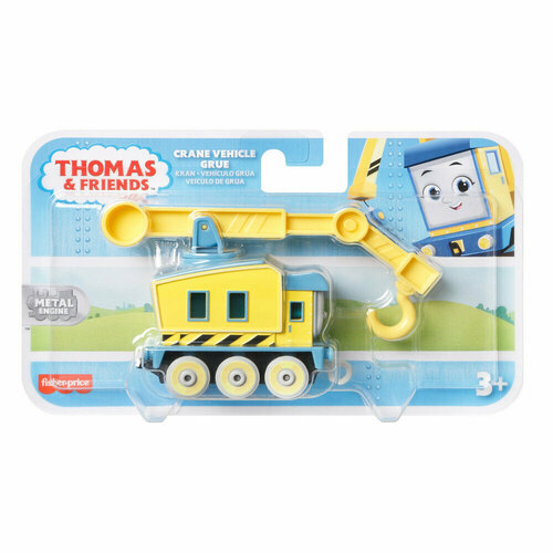 Thomas & Friends Паровозик металлический Томас и его друзья CRAN VENICLE GRUE Кран: CARLY / HFX91-HDY61 паровозик томас