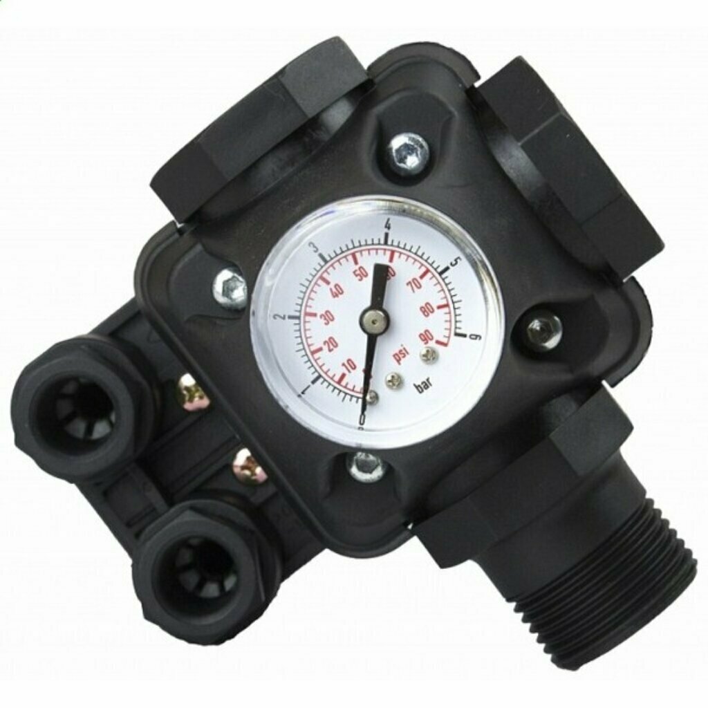 фото Реле защиты от сухого хода для насоса 1/4 ', 5-8 атм, 12 А, наружная резьба, Vodotok, РС-4, L0806