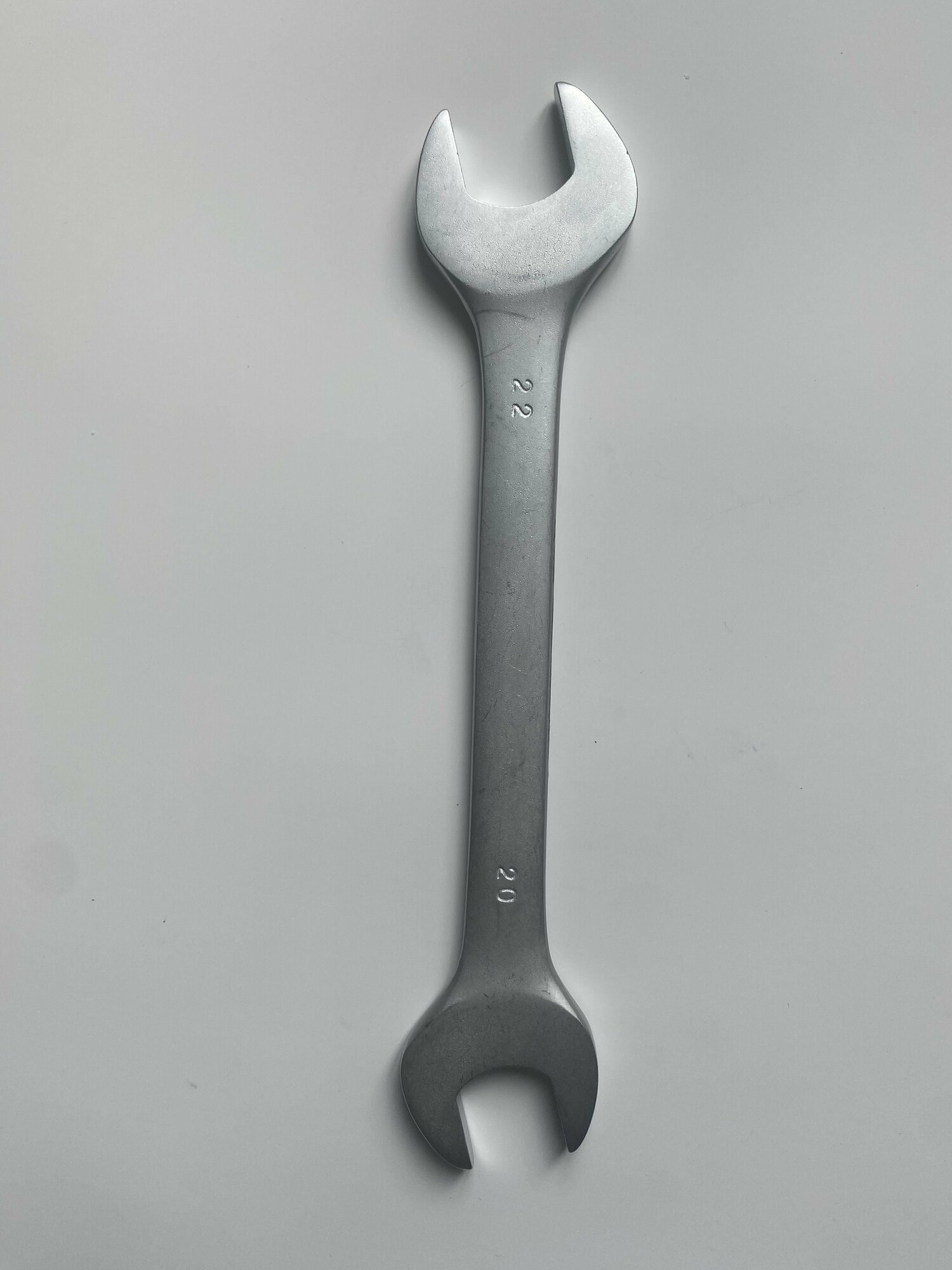 Ключ гаечный рожковый 20х22 мм EKTO Хромванадиевая сталь (Сатин)