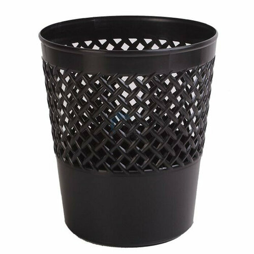 Корзина для мусора 12л решетчатая черная deVENTE арт.4106501