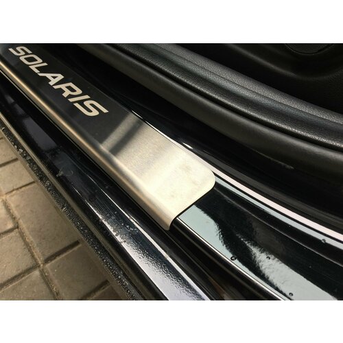 Комплект накладок на пороги для Хендай Солярис HCR 2017- оригинал Hyundai арт R8450H5100 2900₽