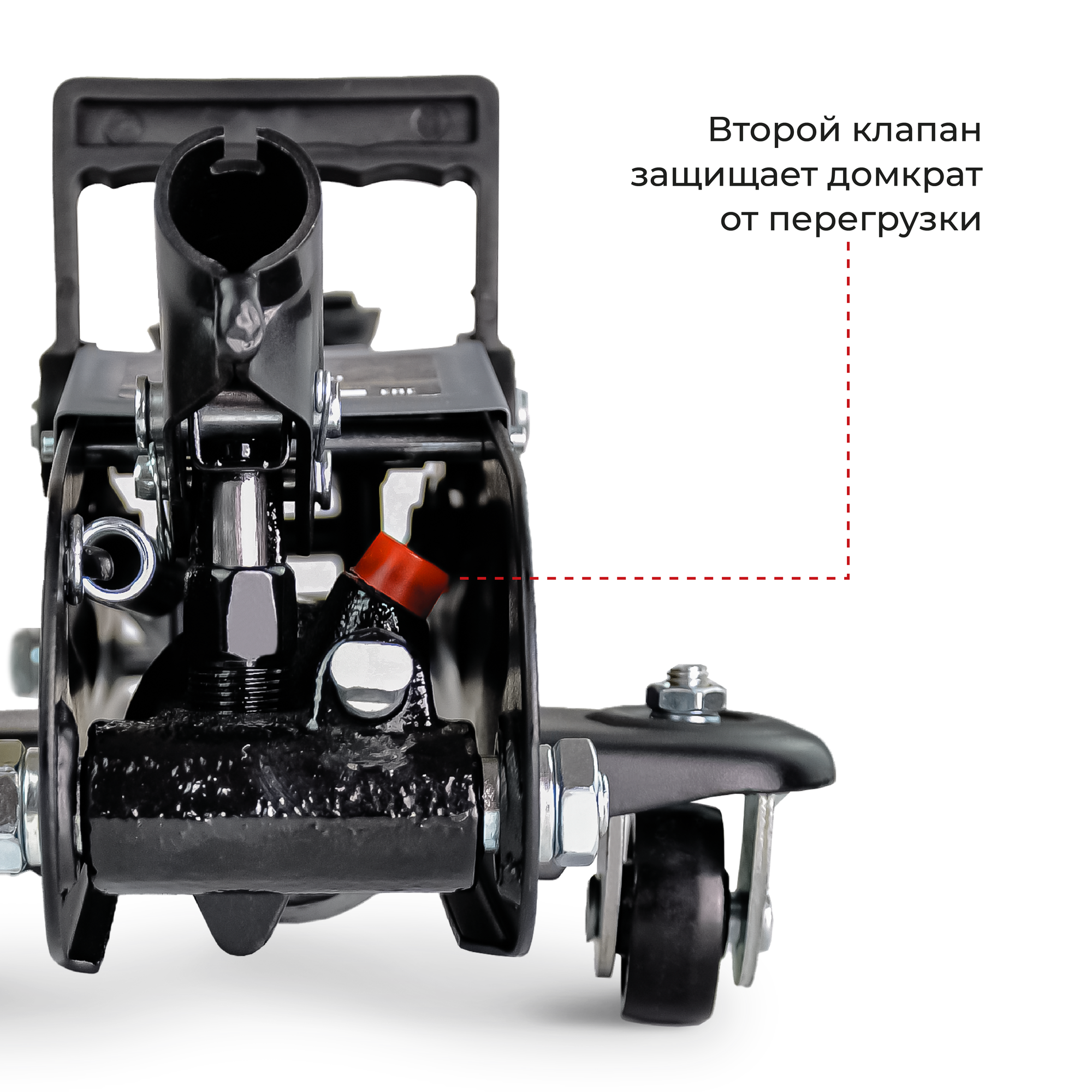 Домкрат подкатной автомобильный гидравлический 2 т БелАК БАК.80021