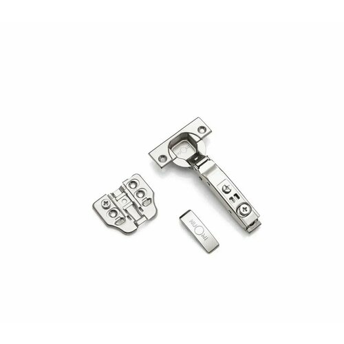 Петля мебельная Nuomi с 3D регулировкой, двухсекционный шарнир, 105 градусов, Накладная