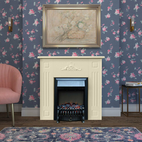 Каминокомплект Glenrich «Lotos» слоновая кость