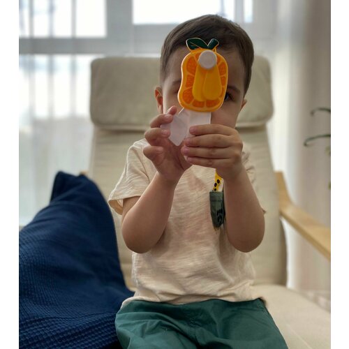 Вентилятор для детей ручной спелые фрукты 135см оранжевый 40000₽