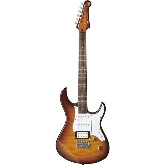 Электрогитара Yamaha PACIFICA 212VQ M, цвет Tobacco Brown Sunburst