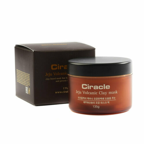 Ciracle Маска для жирной кожи c вулканическим пеплом и глиной Чеджу 135 г Jeju Volcanic Clay Mask