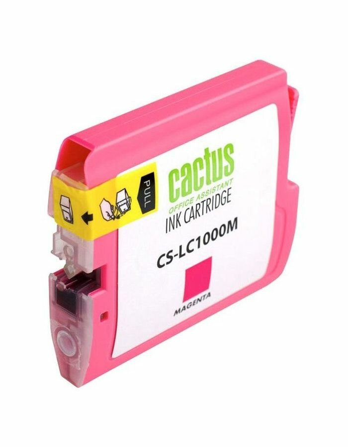 Картридж струйный Cactus CS-LC1000M пурпурный для Brother DCP 130C/330С/MFC-240C/5460CN (20мл) - фото №5