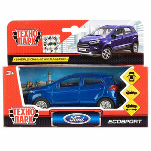 Машинка Ford Ecosport, 18 см, синий