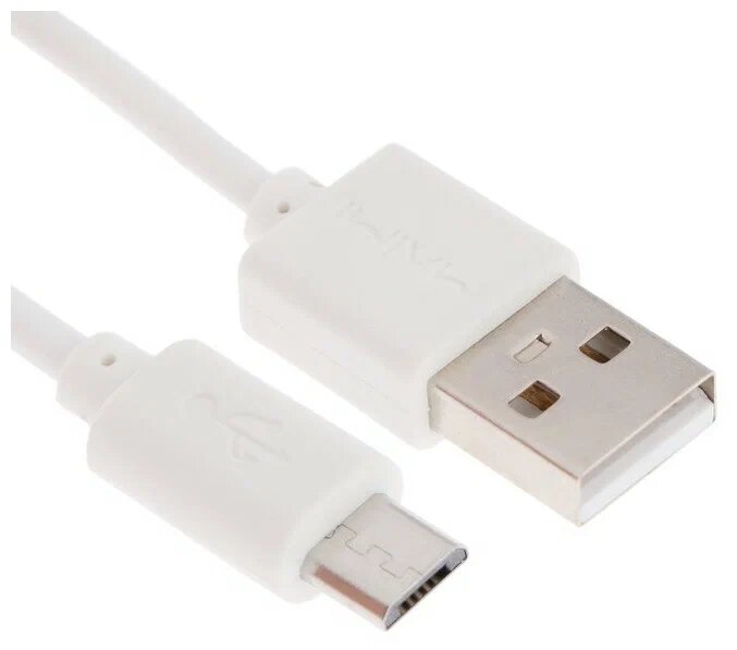 Кабель для зарядки и передачи данных Micro USB 2A 1м белый