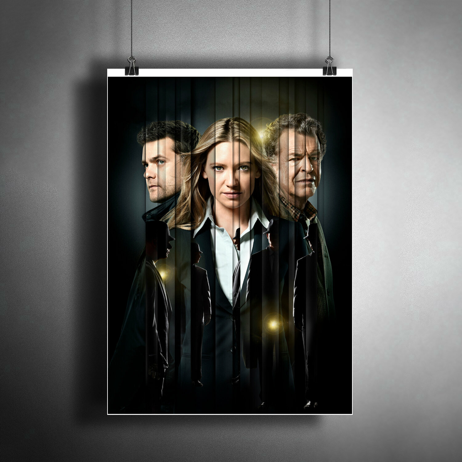 Постер плакат для интерьера "Сериал: Грань. Fringe. Актёры Анна Торв, Джошуа Джексон, Джон Ноубл" /A3 (297 x 420 мм)