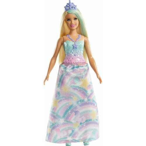 Barbie / Кукла Barbie Принцесса Дримтопия Королевский бал 1 шт кукла барби русалка dreamtopia розовые волосы диадема