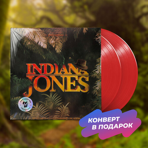 Виниловая пластинка The City of Prague Philharmonic Orchestra - INDIANA JONES OST (Red Color 2LP)